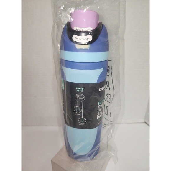 Brand new Owala Disney Stitch 24 oz water bottle FreeSip Spout SHIPS TODAY - Picture 2 of 4